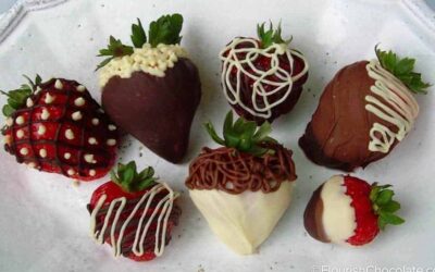 This Week In The Kitchen: Strawberries Dressed In Chocolate by Flourish Chocolate