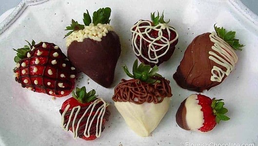 Strawberries in Chocolate