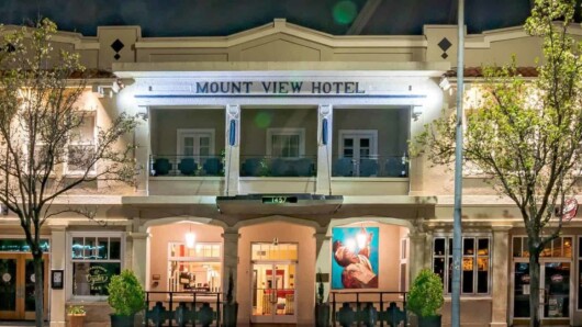 Front view of Mount View Hotel
