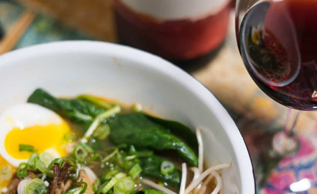 This Week in the Kitchen: Ramen Night with Tank Garage Winery