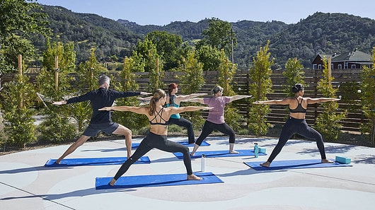 Yoga at Calistoga Motor Lodge