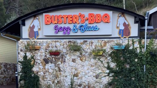 Buster's Jazz and Blues sign
