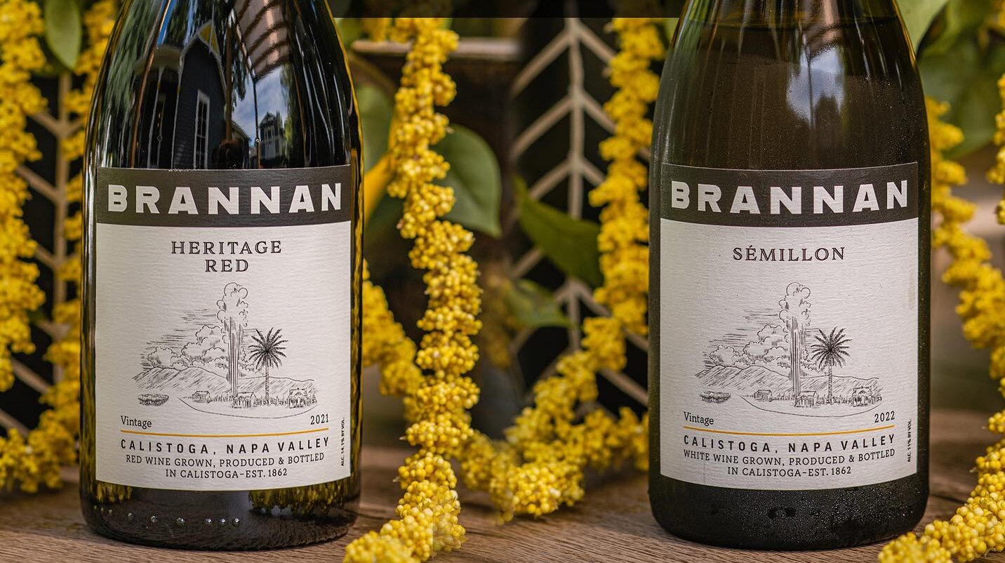 Brannan Heritage Wine bottles