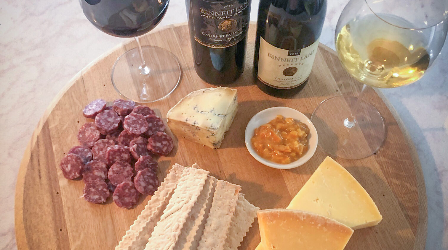 Bennett Valley wine and cheese pairing.