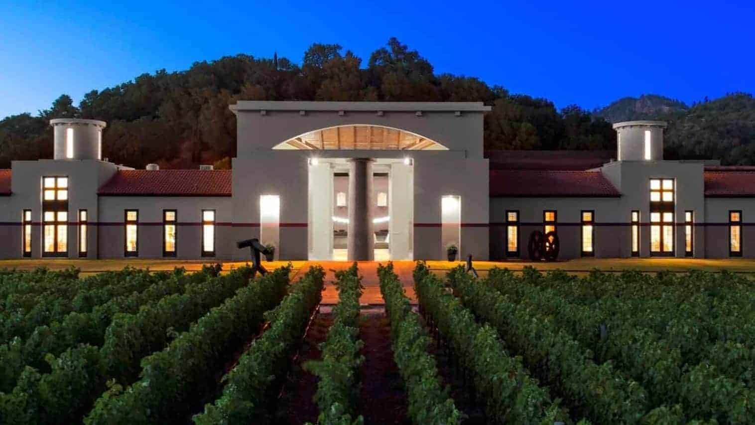 clos pegase winery exterior