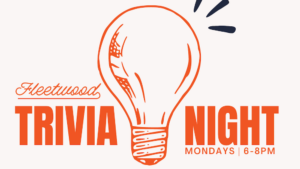 trivia night at fleetwood restaurant logo
