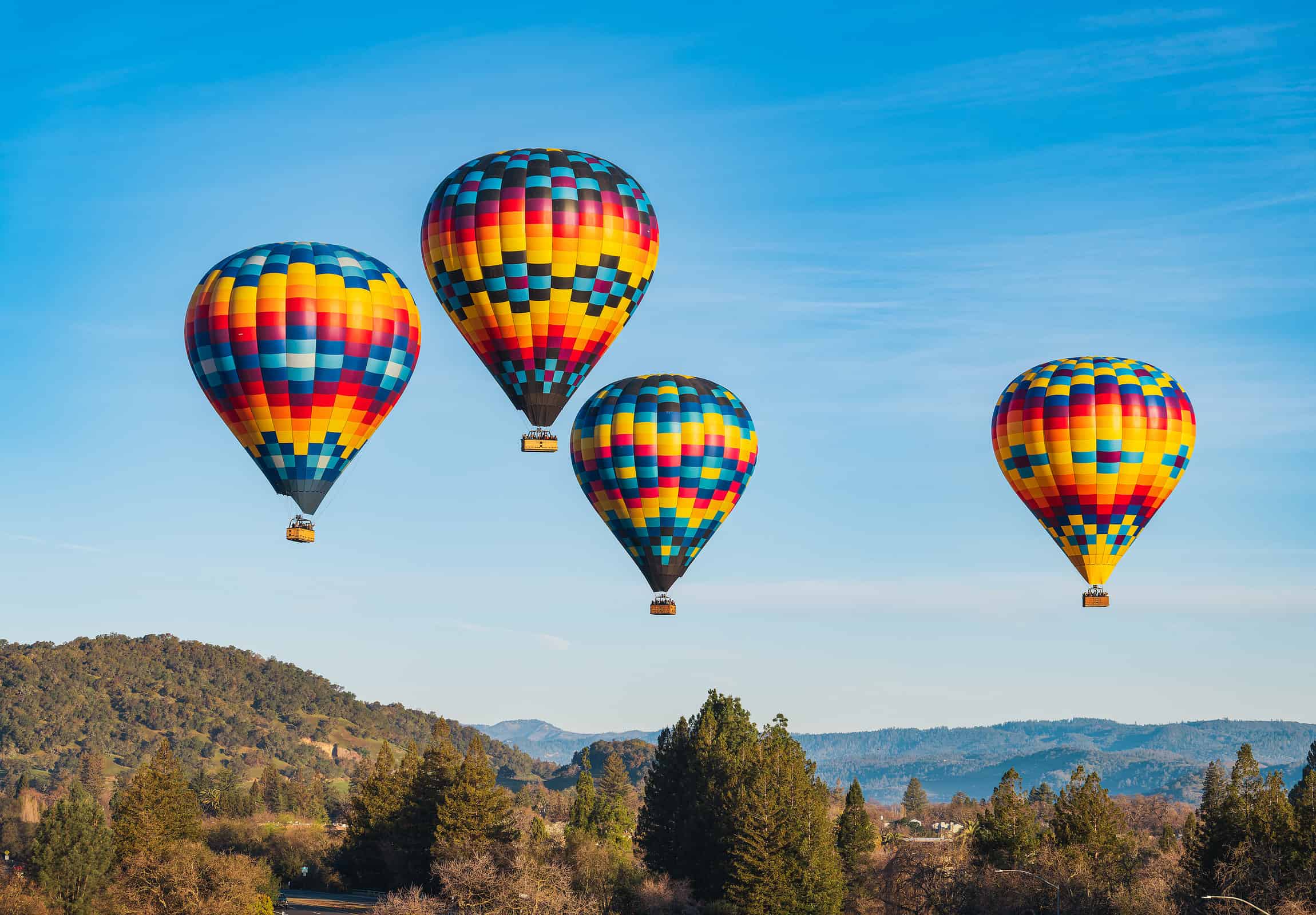 Hot Air Balloons in the sky