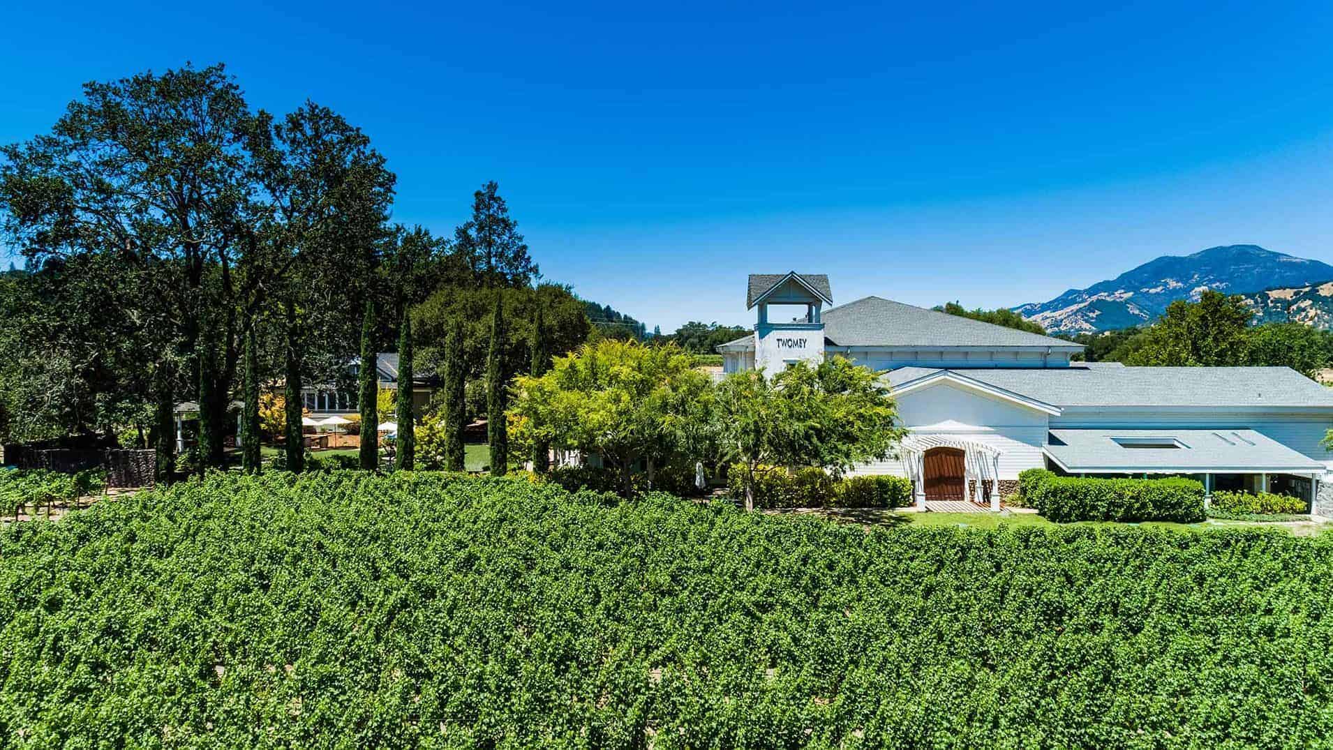 Twomey Cellars exterior and vineyards