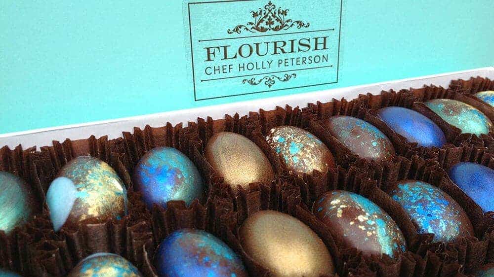 flourish assorted chocolates in a box