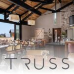 Truss dinner area with truss logo