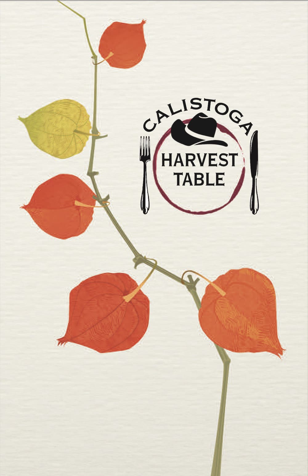 harvest table brochure cover