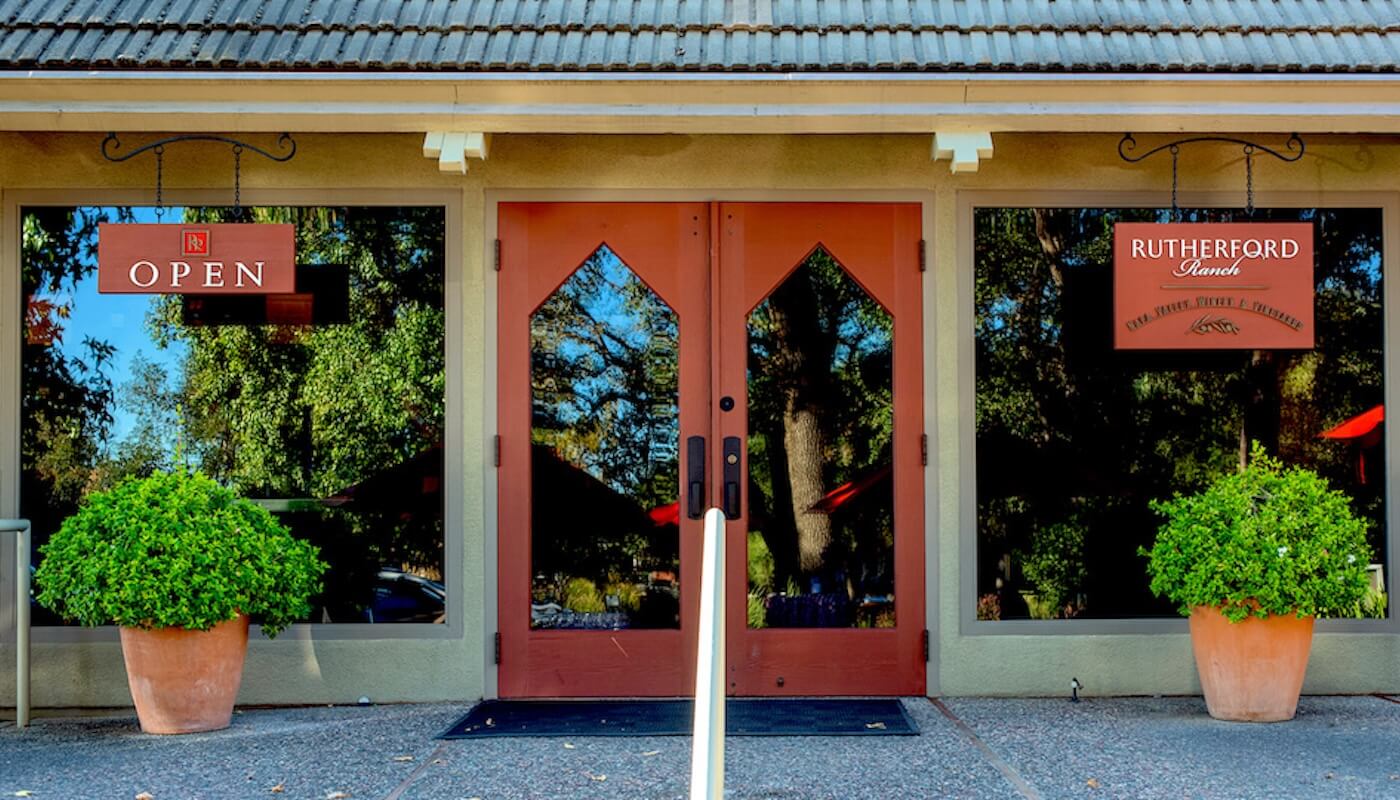 rutherford ranch winery facade