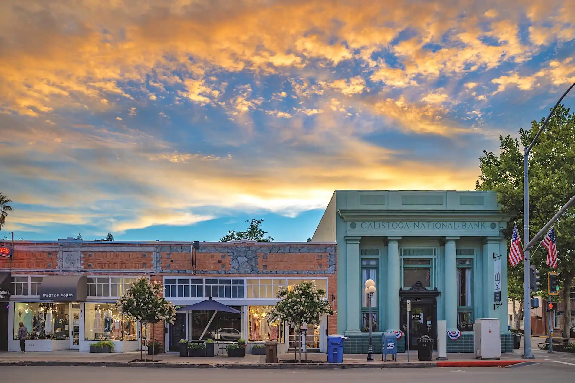 downtown Calistoga