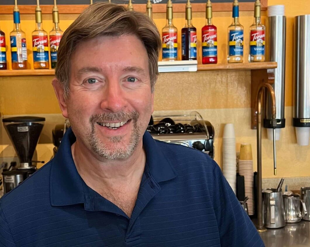 Clive at Calistoga Roastery