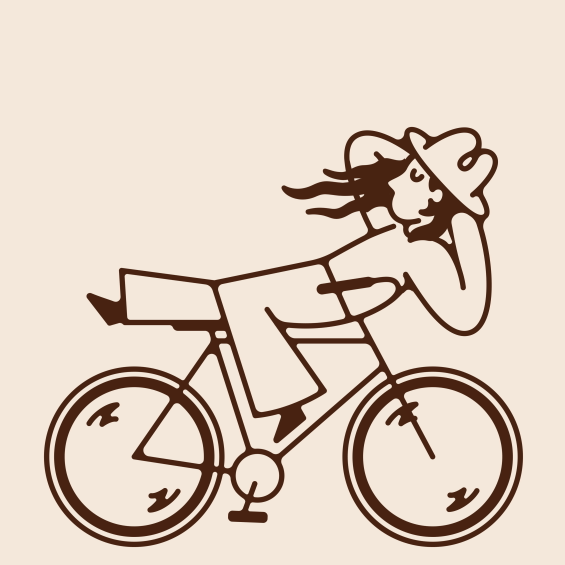 the unwinder on a bike