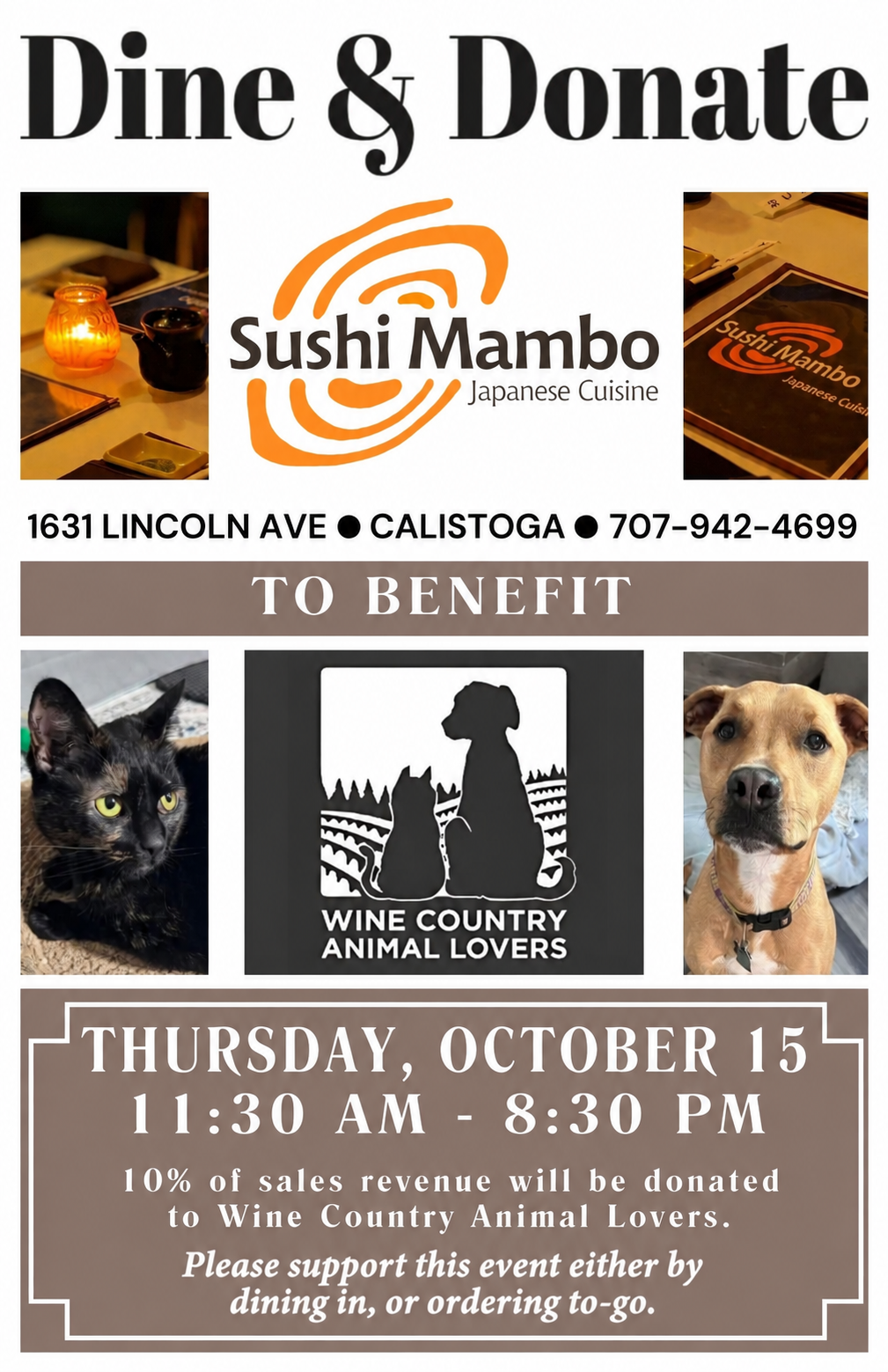 Wine Country Animal Lovers
