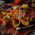 Thanksgiving Dinner table at Violetto, Alila Napa Valley
